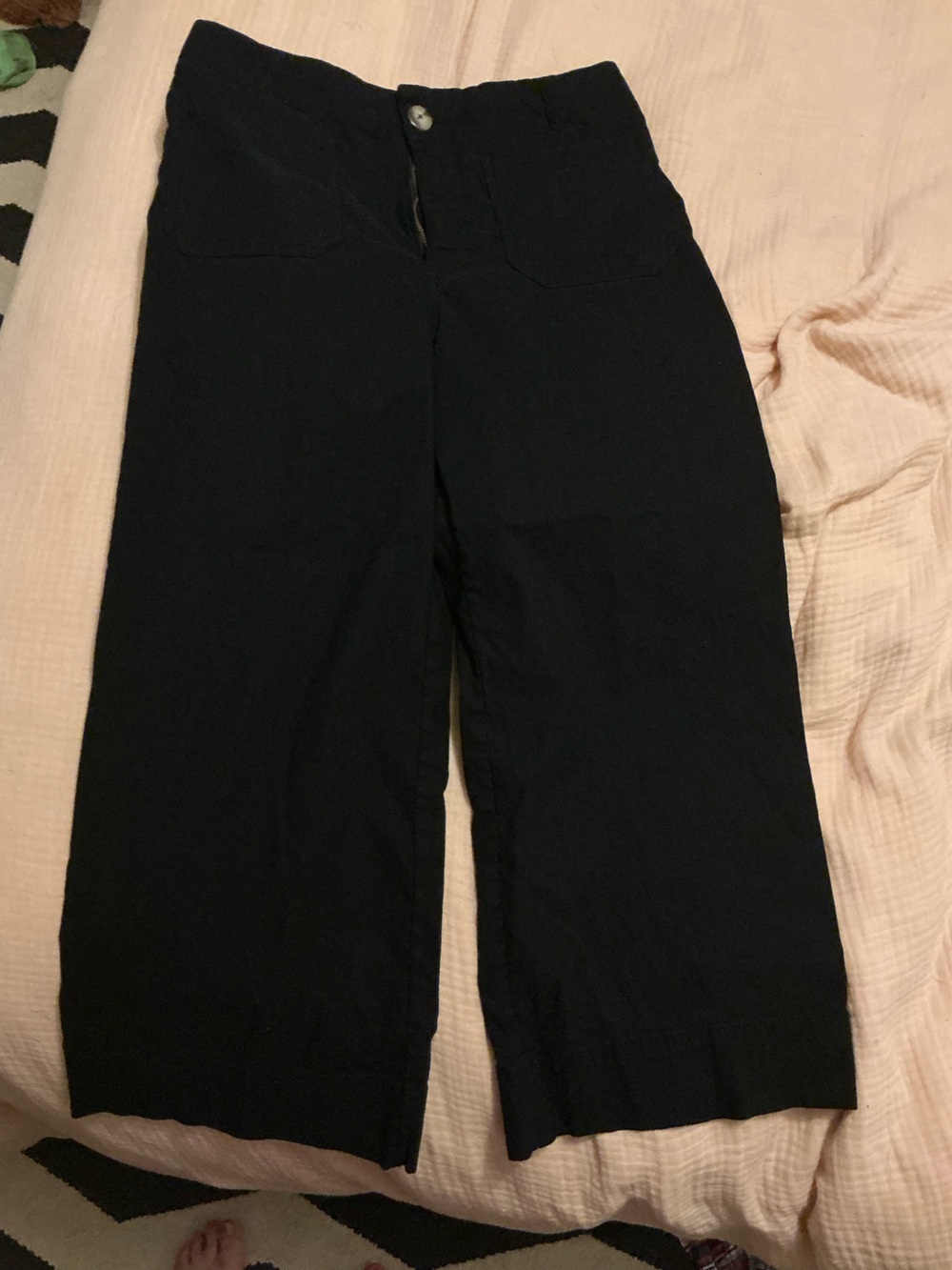 Maeve The Colette Black Pants 31 petite cropped